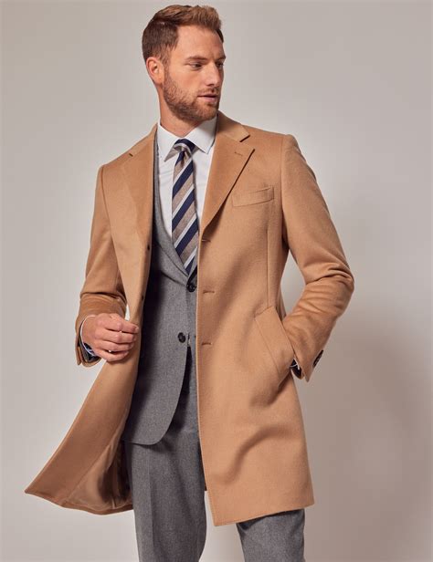 men's camel hair overcoat